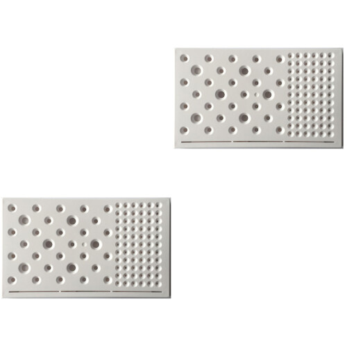 2Pièces Support Séchage Fleurs Pâte Flexible Antiadhésive 2