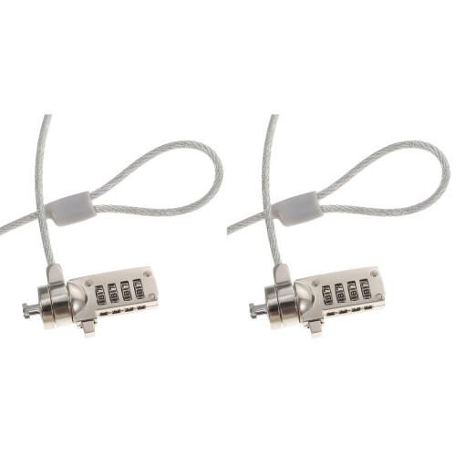 2Pièces Câble De Argenté Pour Ordinateur Portable Et 1