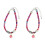 2Pièces Colliers Chat Ajustables Avec Clochette Rose 2