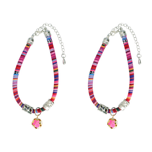 2Pièces Colliers Chat Ajustables Avec Clochette Rose 1