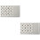 2Pièces Support Séchage Fleurs Pâte Flexible Antiadhésive 6