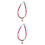 2Pièces Colliers Chat Ajustables Avec Clochette Rose 5