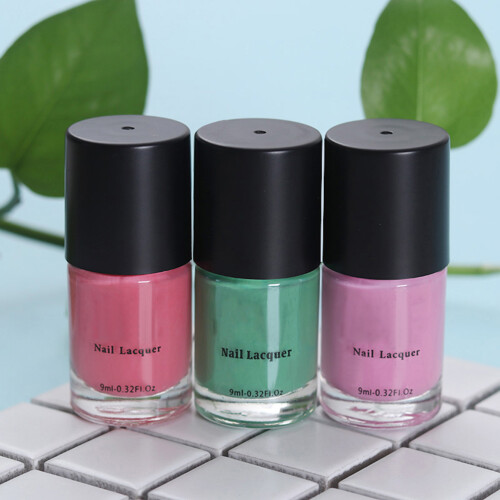 3Pièces Vernis À Ongles Mat Thermique Changeantes Multi 1
