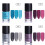 3Pièces Vernis À Ongles Mat Thermique Changeantes Multi 7