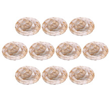 40Pcs Mini Straw Craft Hats Lightweight Woven Doll Decor