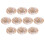 40Pcs Mini Straw Craft Hats Lightweight Woven Doll Decor 1
