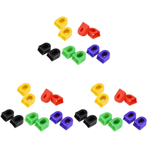 30Pièces Manchons Protection Velo Multicolores Robustesse 1