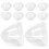 125Pcs Plastic Hat Inner Racks White Baseball Cap Shaping Supports 1
