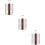 3Pcs Light Brown Multi-Purpose Belt Tie Scarf Rack for Home 10