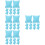 40Pcs Sky- Bracelet and Watch Display Pillows 8