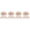 40Pcs Mini Straw Craft Hats Lightweight Woven Doll Decor 6