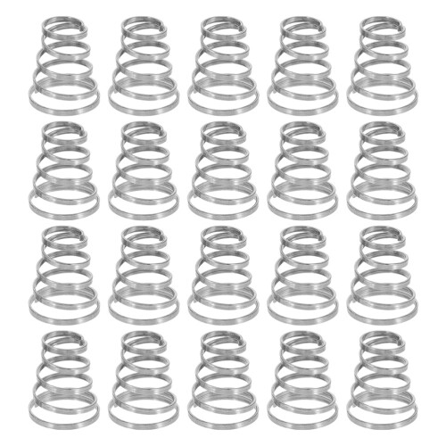 100Pcs Strong Replaceable Quick Release Wheel Skewer Springs Silver 1
