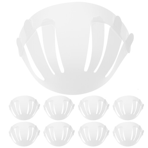 125Pcs Plastic Hat Inner Racks White Baseball Cap Shaping Supports 2