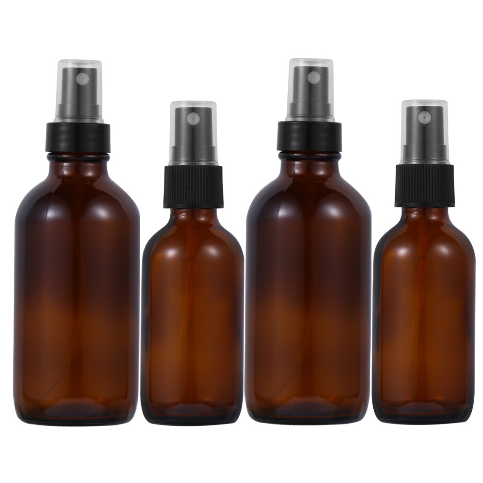 Inoomp 12Pcs Coffee Glass Spray Bottles Travel Use Refillable Fine Mist