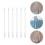 24Pcs Lightweight White Blind Wand Replacement Hook for Window Blinds 5