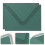 8Pièces Enveloppes Papier Vert Découpées Invitation Mariage 6