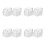 8Pcs Transparent Acrylic Watch Organizer Case Small Single Display Box 8
