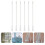 24Pcs Lightweight White Blind Wand Replacement Hook for Window Blinds 6