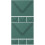 8Pièces Enveloppes Papier Vert Découpées Invitation Mariage 4