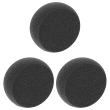 15Pcs Black Portable Round Sponges for Kids Clay Face Painting and DIY
