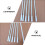 24Pcs Lightweight White Blind Wand Replacement Hook for Window Blinds 9