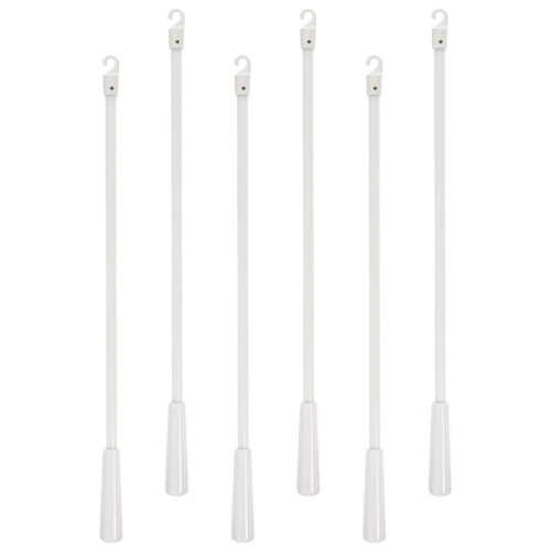24Pcs Lightweight White Blind Wand Replacement Hook for Window Blinds 1
