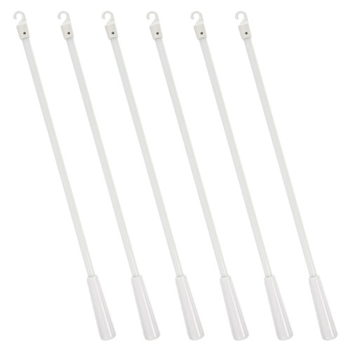 24Pcs Lightweight White Blind Wand Replacement Hook for Window Blinds 2