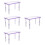 4Pcs Lavender Delicate Hamster Bed Versatile Hideaway for Home Pets 9