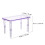 4Pcs Lavender Delicate Hamster Bed Versatile Hideaway for Home Pets 11