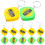 60Pcs Retractable Keychain Measuring Tapes Durable Mini Tape Measure 1