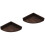 2Pcs Wall-Mounted Floating Shelf Coffee Wood Organizer for Home Decor 6
