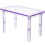4Pcs Lavender Delicate Hamster Bed Versatile Hideaway for Home Pets 2