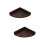 2Pcs Wall-Mounted Floating Shelf Coffee Wood Organizer for Home Decor 9