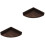 2Pcs Wall-Mounted Floating Shelf Coffee Wood Organizer for Home Decor 5