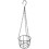 2Pcs Reusable Black Rabbit Feeders Hanging Rack for Small Animals 1