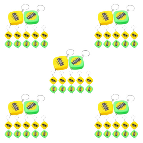 60Pcs Retractable Keychain Measuring Tapes Durable Mini Tape Measure 1