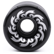 1PCS Skateboard Wheels 70mm 82A PU,70x51mm, Professional Frosted Wheels for Longboard and ,Black
