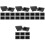32Pcs Reliable Black Plastic Speaker Grip Handles for Amplifier Cases 5