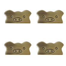 30Pcs Brass Handbag Clasp Coffee Color Sturdy Lock for Bag and Luggage