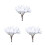 3Pcs Artificial Mini Tree Plants For Garden House Model Decor 8