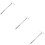 3Pcs Multi-Function Handheld Sign Rods for Outdoor Events Silver Steel 11