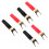 12Pcs Speaker Cable U-Shaped Plug Gold-Plated Audio Connector for DIY 1
