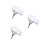3Pcs Artificial Mini Tree Plants For Garden House Model Decor 4