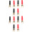 12Pcs Speaker Cable U-Shaped Plug Gold-Plated Audio Connector for DIY 7