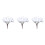 3Pcs Artificial Mini Tree Plants For Garden House Model Decor 2