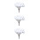 3Pcs Artificial Mini Tree Plants For Garden House Model Decor 5