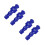 4Pcs Resin Blue Table Football Men Smooth Game Player Replacement Set 6