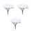 3Pcs Artificial Mini Tree Plants For Garden House Model Decor 3