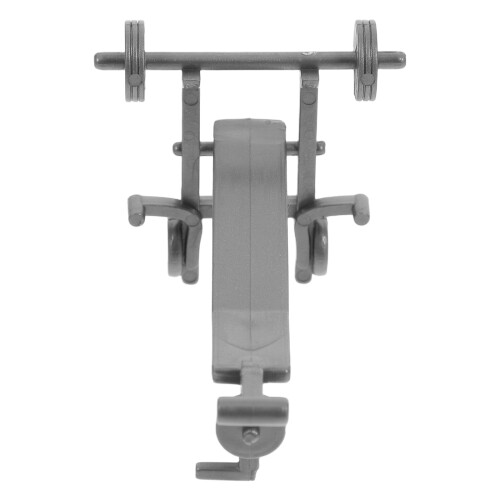 4Pcs Grey Plastic Mini Gym Workout Models for Dollhouse DIY Layout