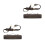 2Pcs Wear-Resistant Coffee Flute Shoulder Bag Protective Carrying Case 8